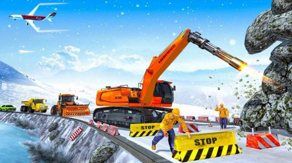 雪地挖掘機(jī)救援行動游戲安卓最新版截圖3