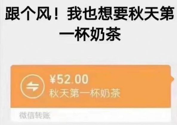 秋天第一杯奶茶為什么火了？朋友圈秋天第一杯奶茶52元紅包爆紅原因