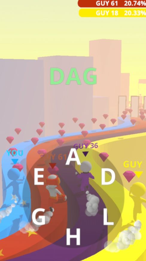 Word Run 3D小游戏版截图4: