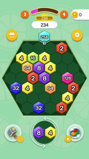 2048六角碰碰碰游戲紅包版截圖2