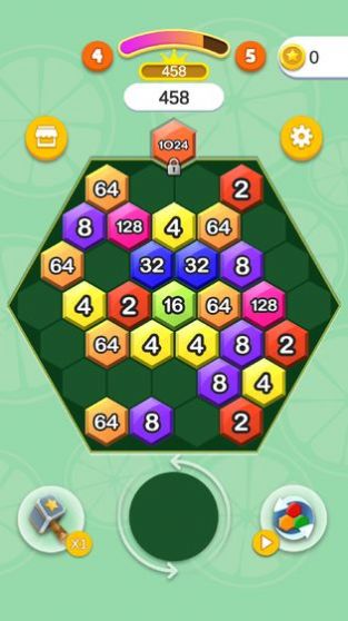 2048六角碰碰碰游戲紅包版截圖3