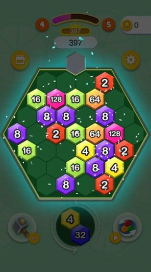 2048六角碰碰碰游戲紅包版截圖1