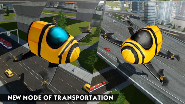 無人機(jī)出租車模擬器游戲中文版截圖1