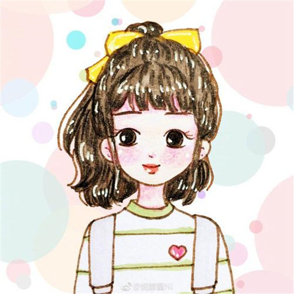 2021年帶來好運的微信頭像女卡通圖片大全截圖3