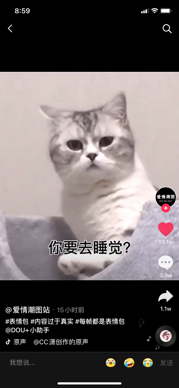 你要去睡覺你和我說晚安了嗎你說愛我了嗎老公叫了嗎你現(xiàn)在知道怎么做了嗎表情包截圖3