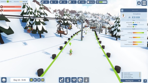 steam雪場大亨游戲免費最新版（Snowtopia: Ski Resort Tycoon）截圖2