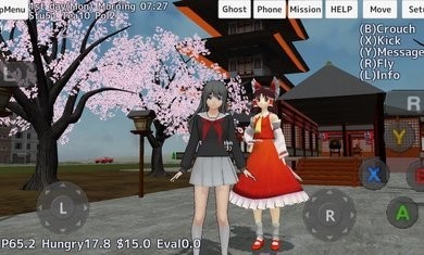 校園女生模擬器2021最新版中文版18漢化版截圖1