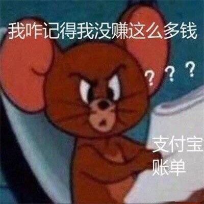 看完支付寶年度賬單的你搞笑圖片表情包截圖2