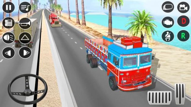 3D貨車運(yùn)輸駕駛游戲版截圖2