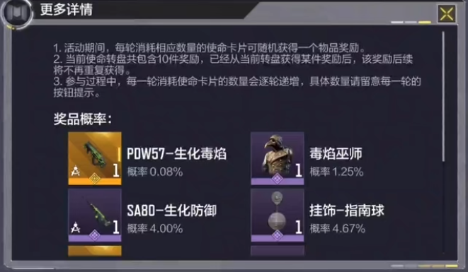 使命召喚手游毒焰巫師轉(zhuǎn)盤抽滿多少錢？毒焰巫師轉(zhuǎn)盤概率分析
