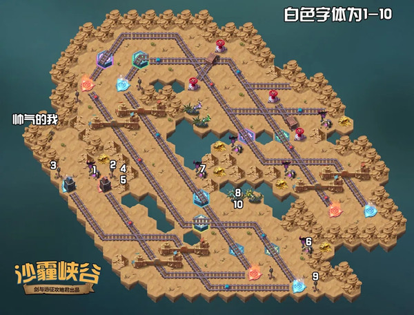 劍與遠征沙霾峽谷通關攻略，新奇境沙霾峽谷路線懶人圖[多圖]圖片3