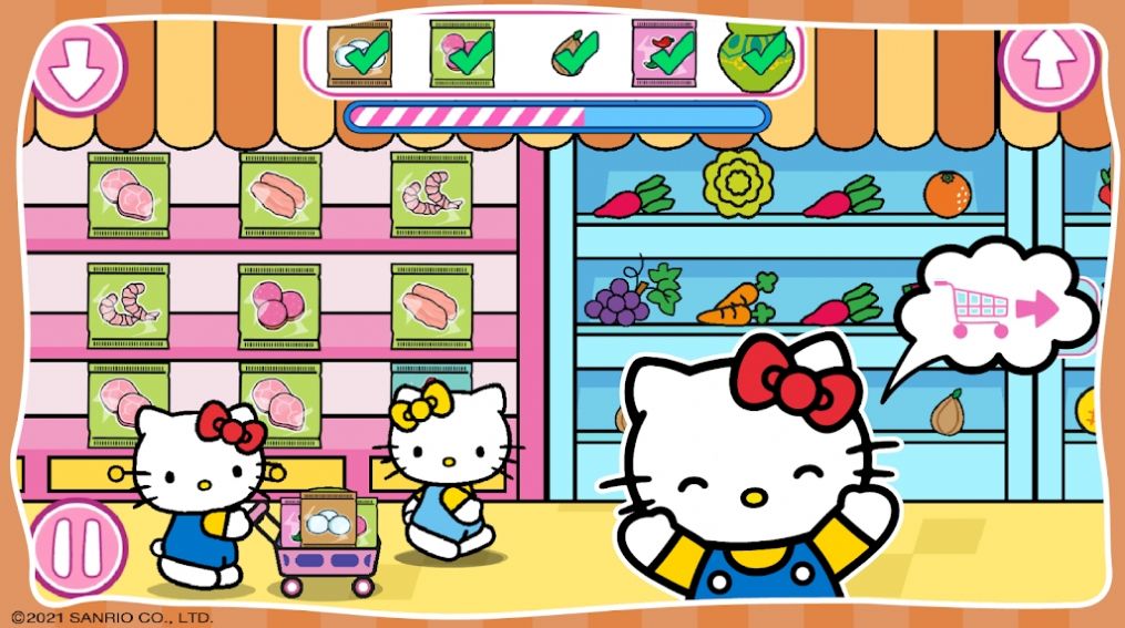 Hello Kitty兒童超市游戲中文版截圖1