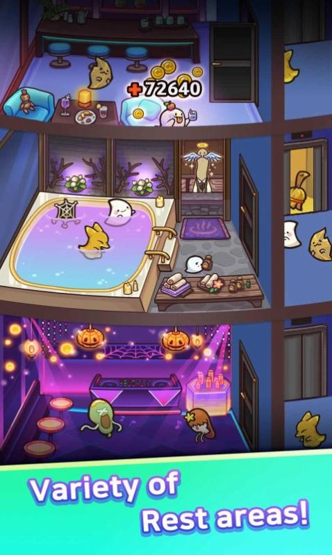 閑置的幽靈酒店游戲安卓版（Idle Ghost Hotel）截圖2