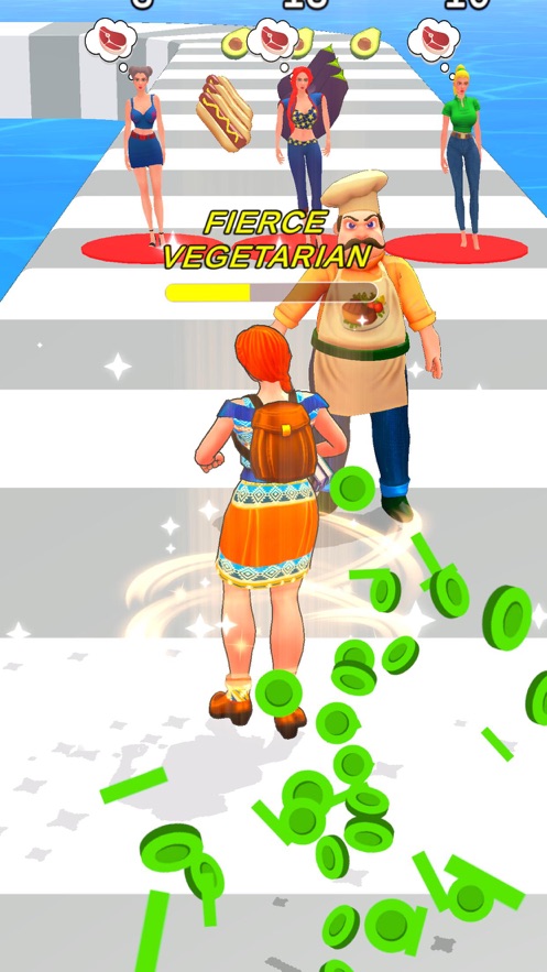Vegan Run 3D游戲安卓版截圖1