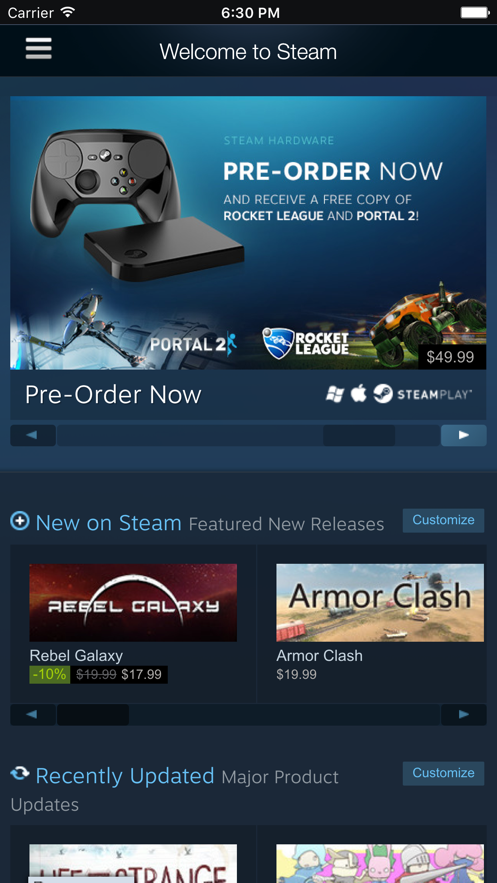 Steam Mobile安卓app最新版截图1: