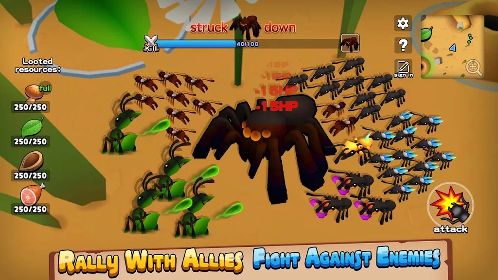 螞蟻王國戰(zhàn)爭游戲版（The Ants）截圖4