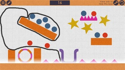 繪制物理球游戲安卓最新版（Draw Physics Puzzle）截圖1