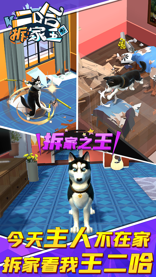 Ohayoo二哈拆家王游戲版截圖3