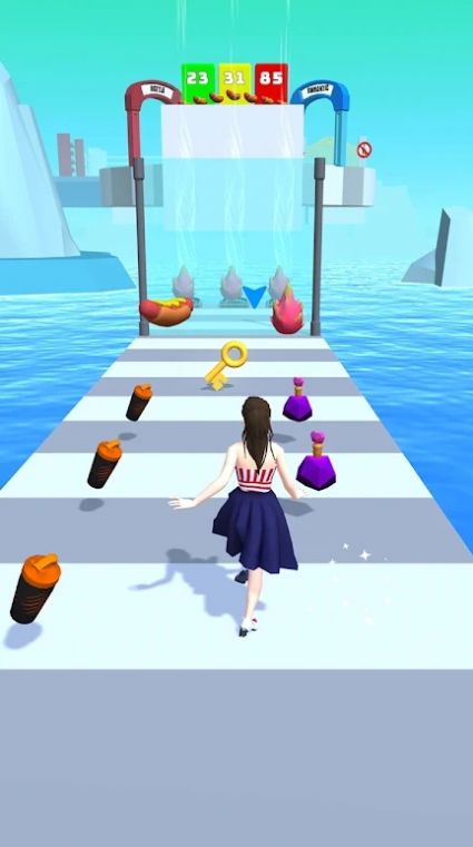 女孩賽跑者3D手機(jī)游戲安卓版（Girl Runner 3D）截圖3