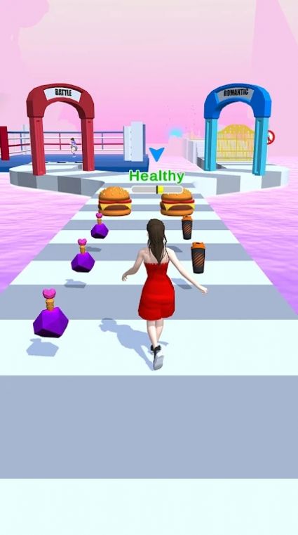 女孩賽跑者3D手機(jī)游戲安卓版（Girl Runner 3D）截圖4