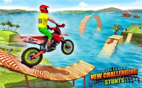 瘋狂摩托越野大師游戲手機版(Moto Bike Stunt)截圖5