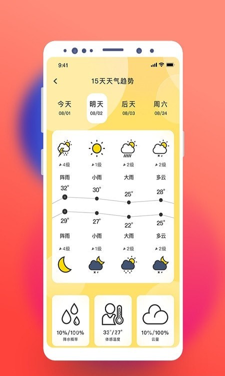 氣象桌面天氣app手機版截圖3