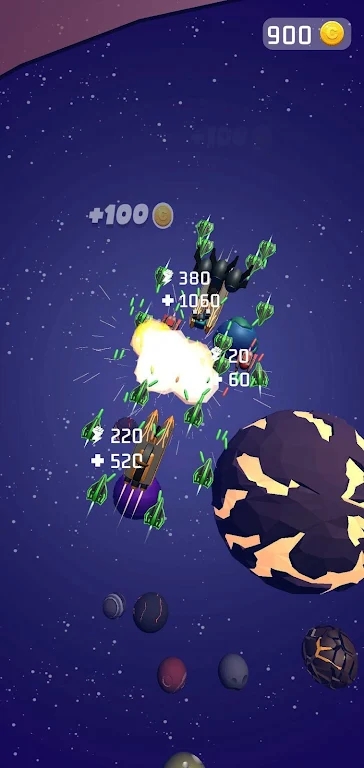 宇宙空舰战争手机游戏安卓版(Galaxy Ship Wars: Space Raft)截图2: