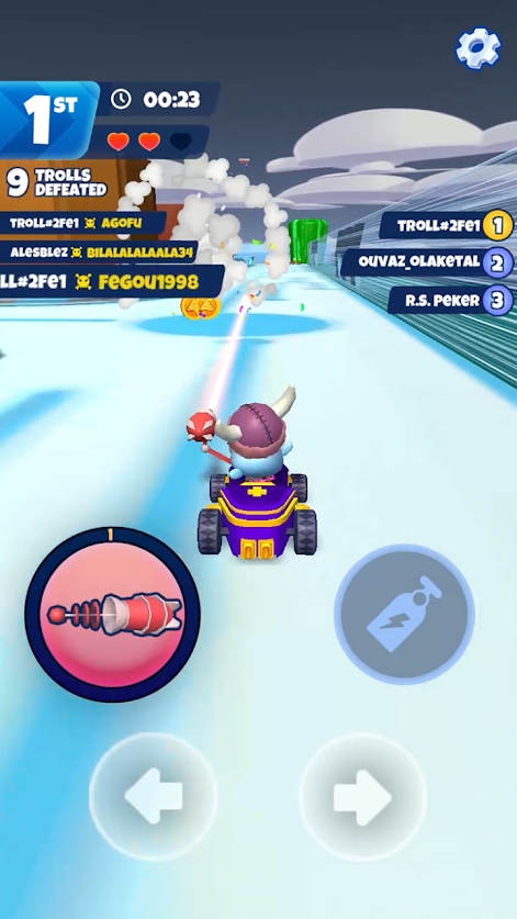 巨魔臉任務(wù)卡丁車戰(zhàn)爭(zhēng)游戲中文版（TFQ Kart Wars）截圖1