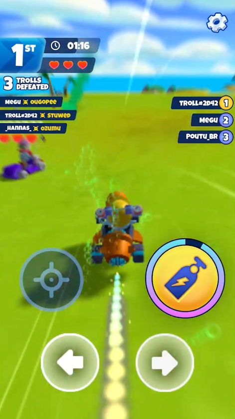 巨魔臉任務(wù)卡丁車戰(zhàn)爭(zhēng)游戲中文版（TFQ Kart Wars）截圖4