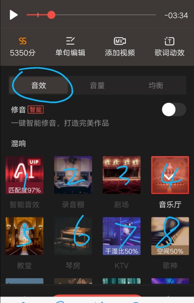 全民k歌怎么調(diào)音好聽 好聽的調(diào)音參數(shù)分享