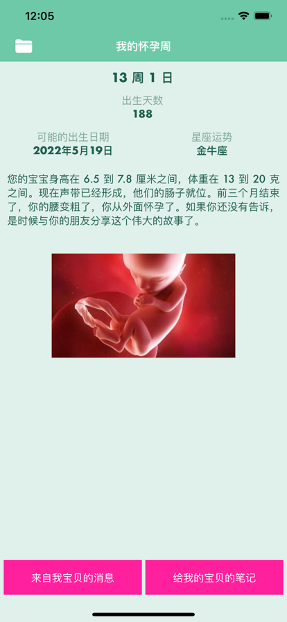 懷孕追蹤軟件APP版截圖5
