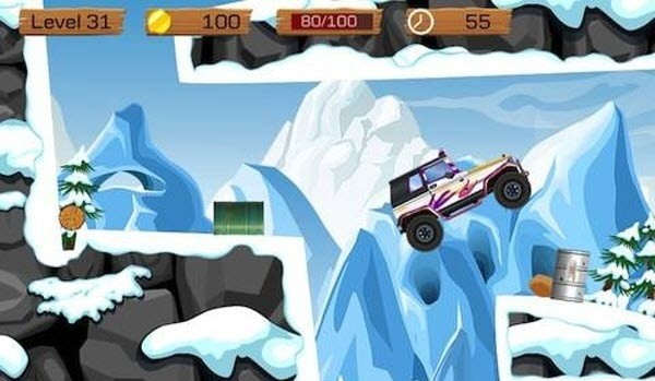 雪地越野賽車手游戲中文版截圖2