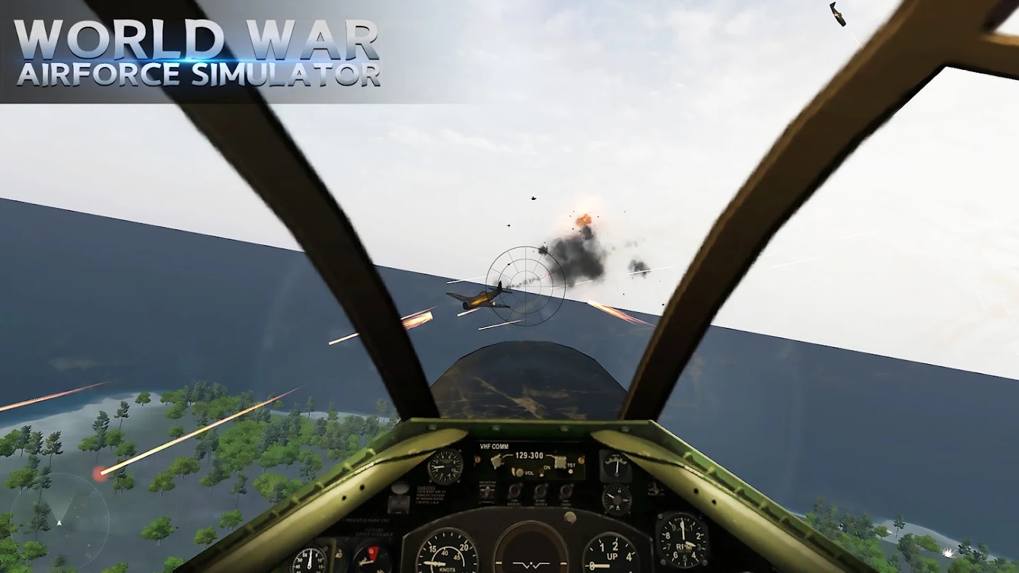 二戰(zhàn)空軍模擬器游戲中文版（World war Airforce simulator）截圖2