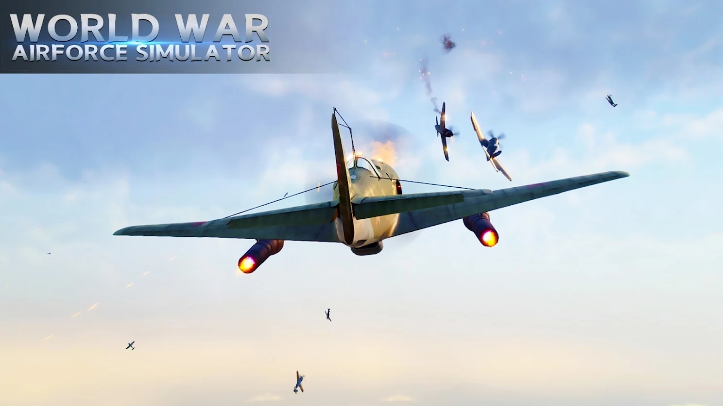 二戰(zhàn)空軍模擬器游戲中文版（World war Airforce simulator）截圖3