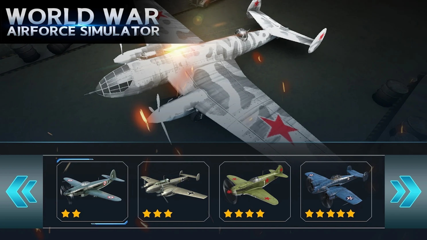 二戰(zhàn)空軍模擬器游戲中文版（World war Airforce simulator）截圖5