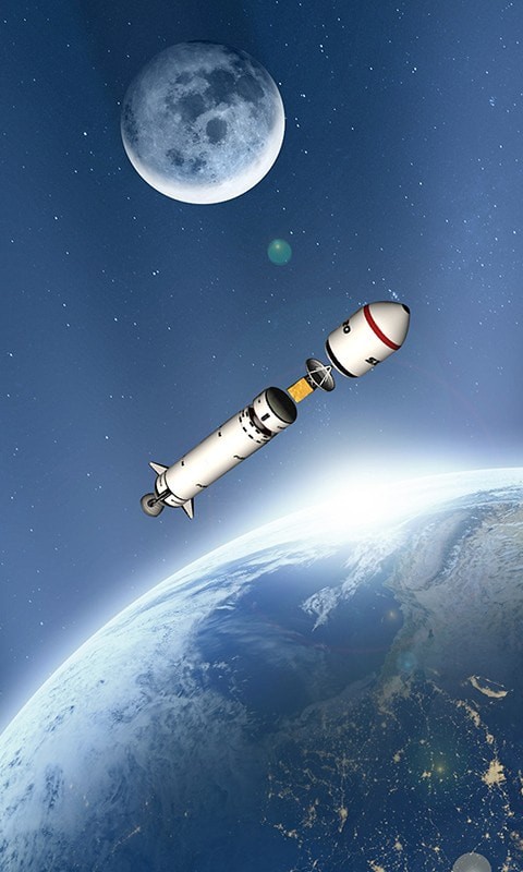 火箭遨游太空模擬游戲手機(jī)版截圖1
