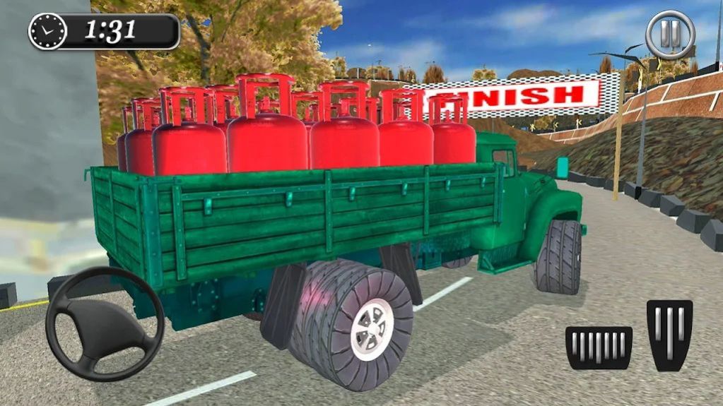 秋名山卡車模擬器游戲手機版(Euro Truck Driver Simulator)截圖2