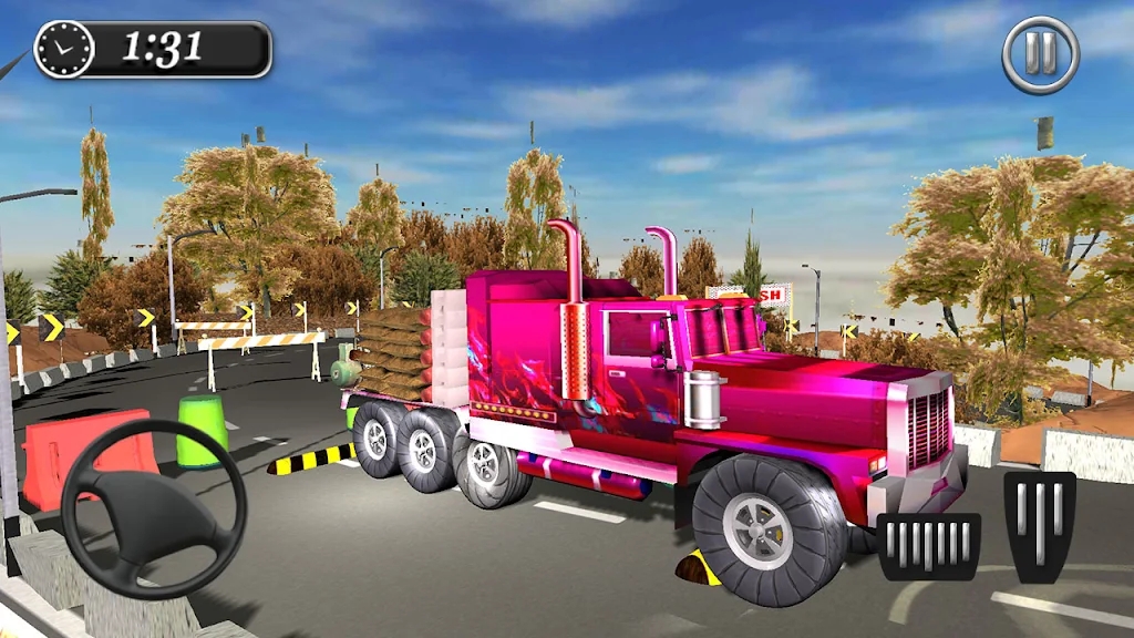 秋名山卡車模擬器游戲手機版(Euro Truck Driver Simulator)截圖5