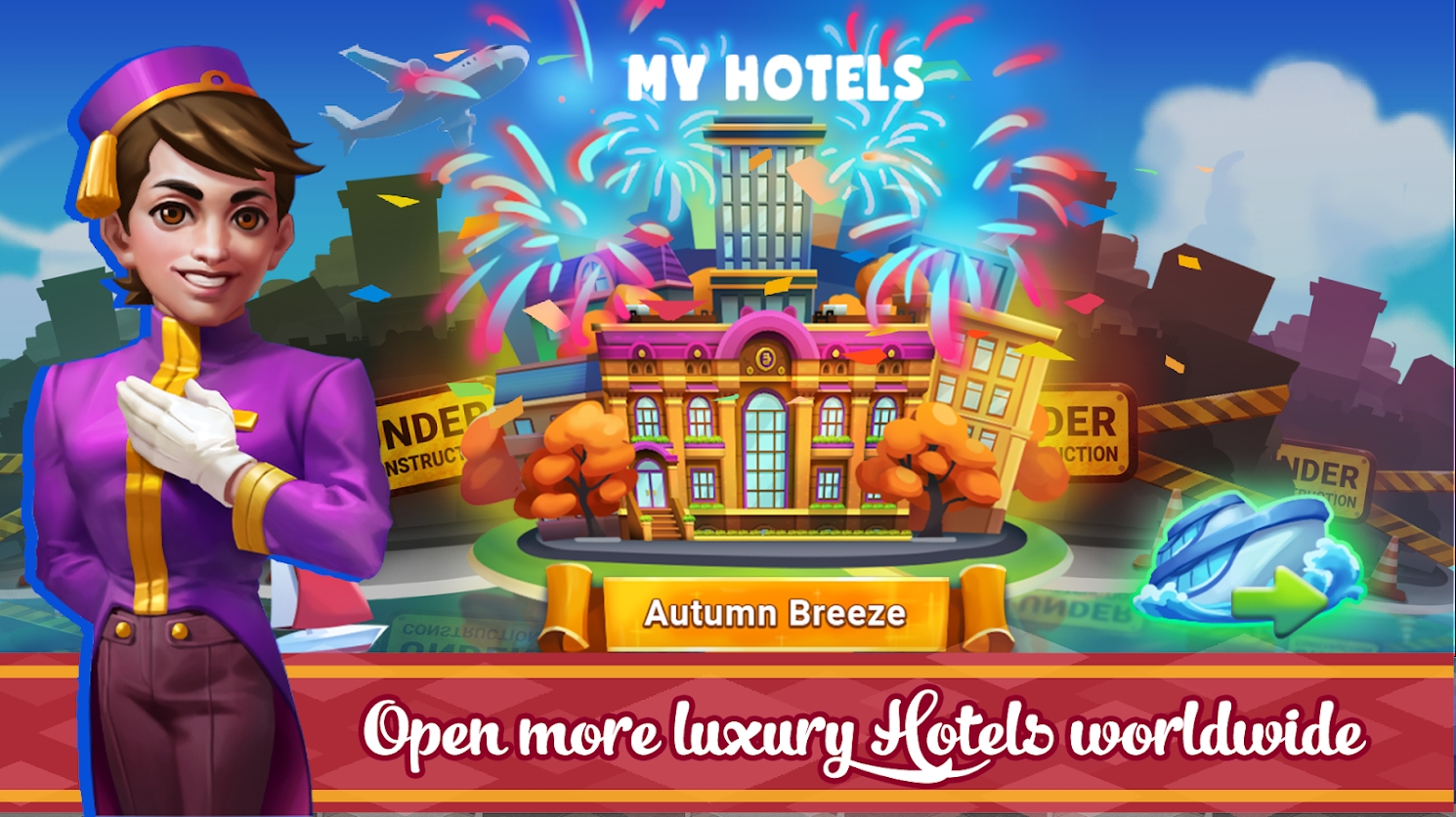 大酒店經理游戲安卓版（Hotel Tycoon）截圖2