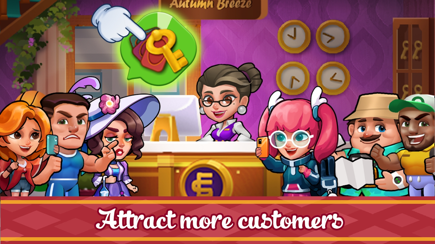 大酒店經理游戲安卓版（Hotel Tycoon）截圖4