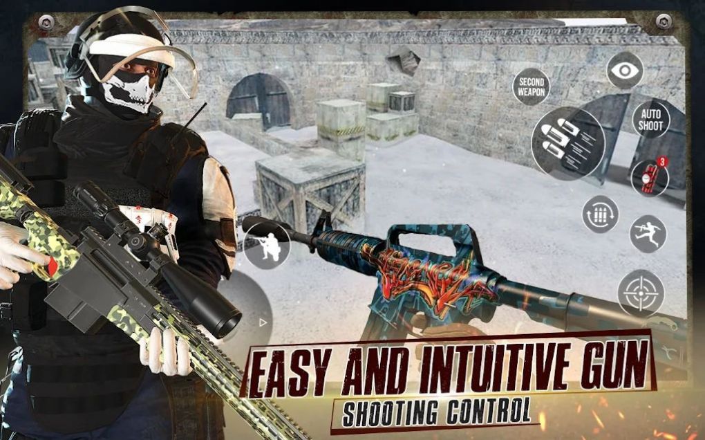 FPS反恐特種突圍游戲最新版（FPS Commando CS Special Forces）截圖1
