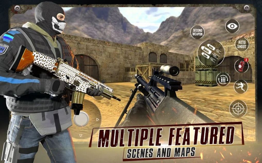 FPS反恐特種突圍游戲最新版（FPS Commando CS Special Forces）截圖2
