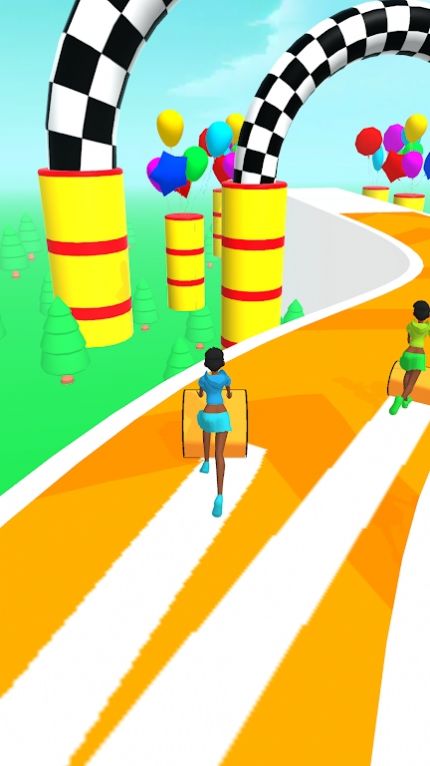 抖音瑜伽賽跑小游戲最新版(Yoga Run)截圖2