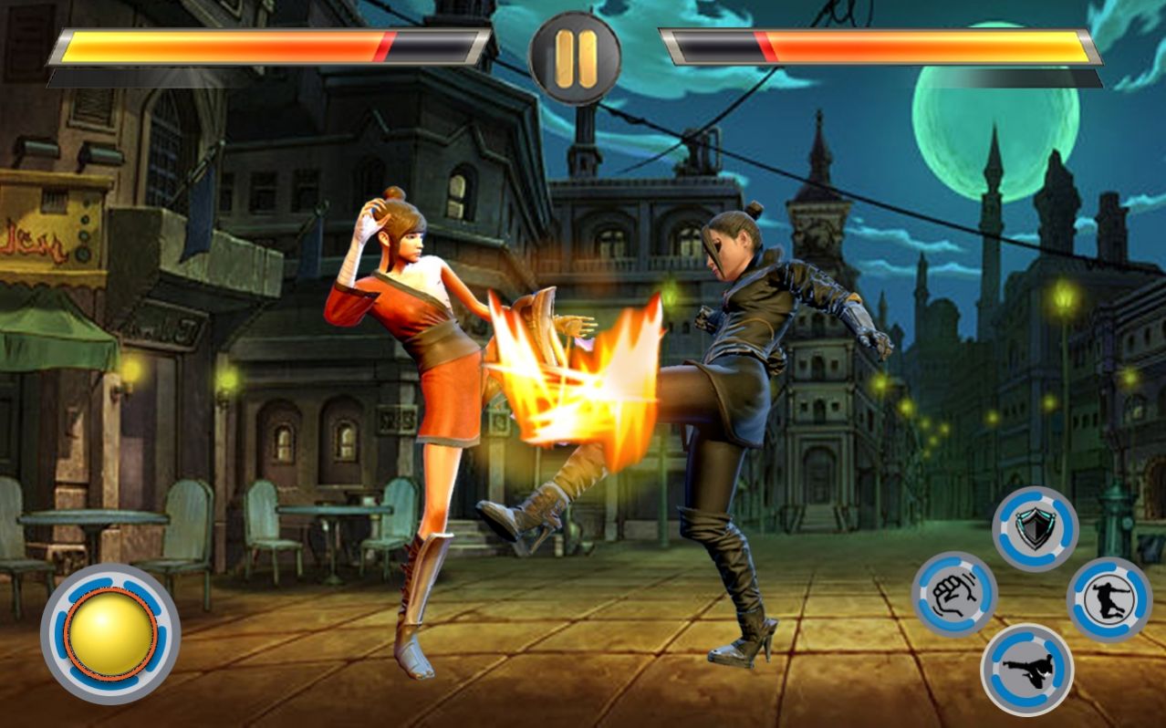 超級少女功夫格斗游戲安卓版(Super Girls Kungfu Fight)截圖3