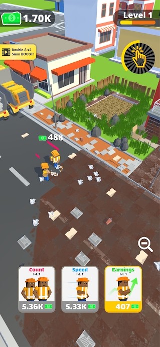 空閑清理游戲（Cleaning idle）截圖1
