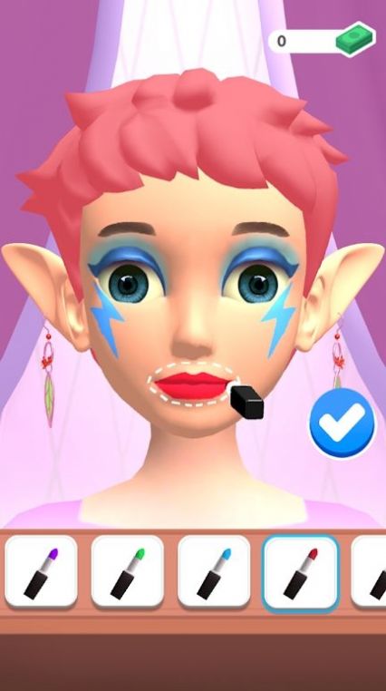 精靈彩色裝扮游戲最新版(Elf Makeup)截圖1