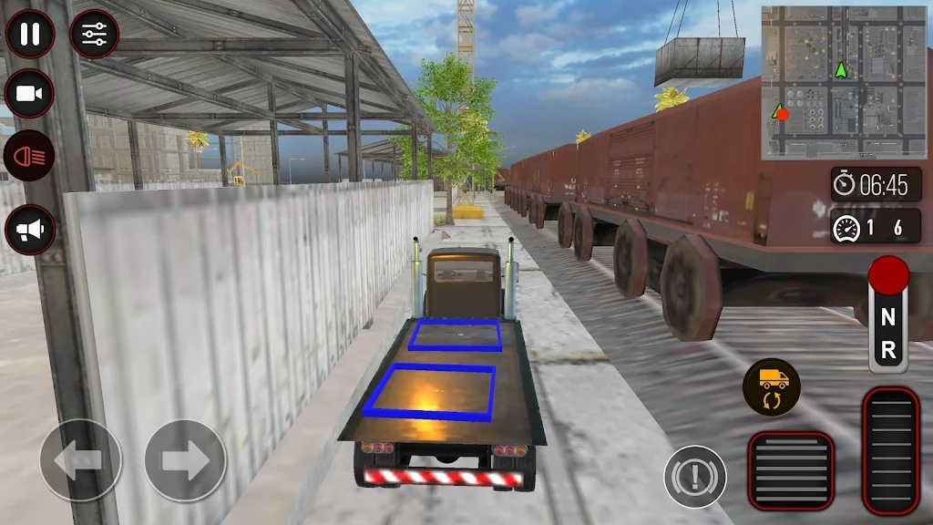 叉車運(yùn)輸托送游戲中文版（Truck And Forklift Simulator）截圖4