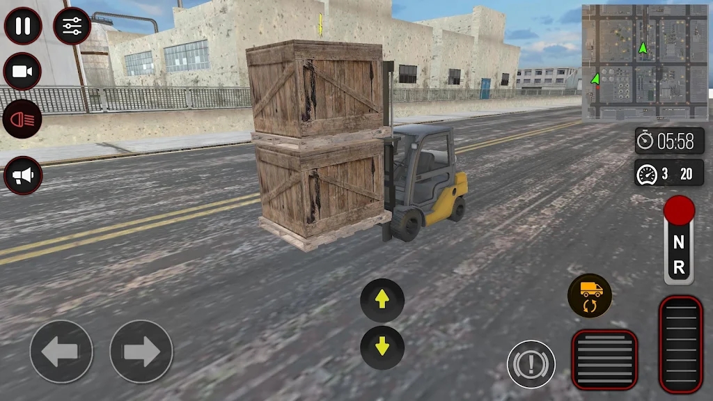 叉車運(yùn)輸托送游戲中文版（Truck And Forklift Simulator）截圖2