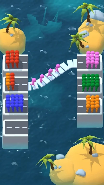 顏色求生分類游戲安卓版（Escape Island）截圖2