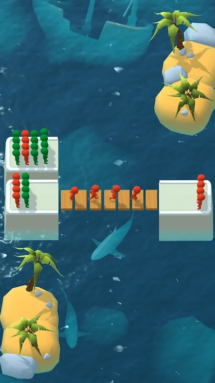 顏色求生分類游戲安卓版（Escape Island）截圖1